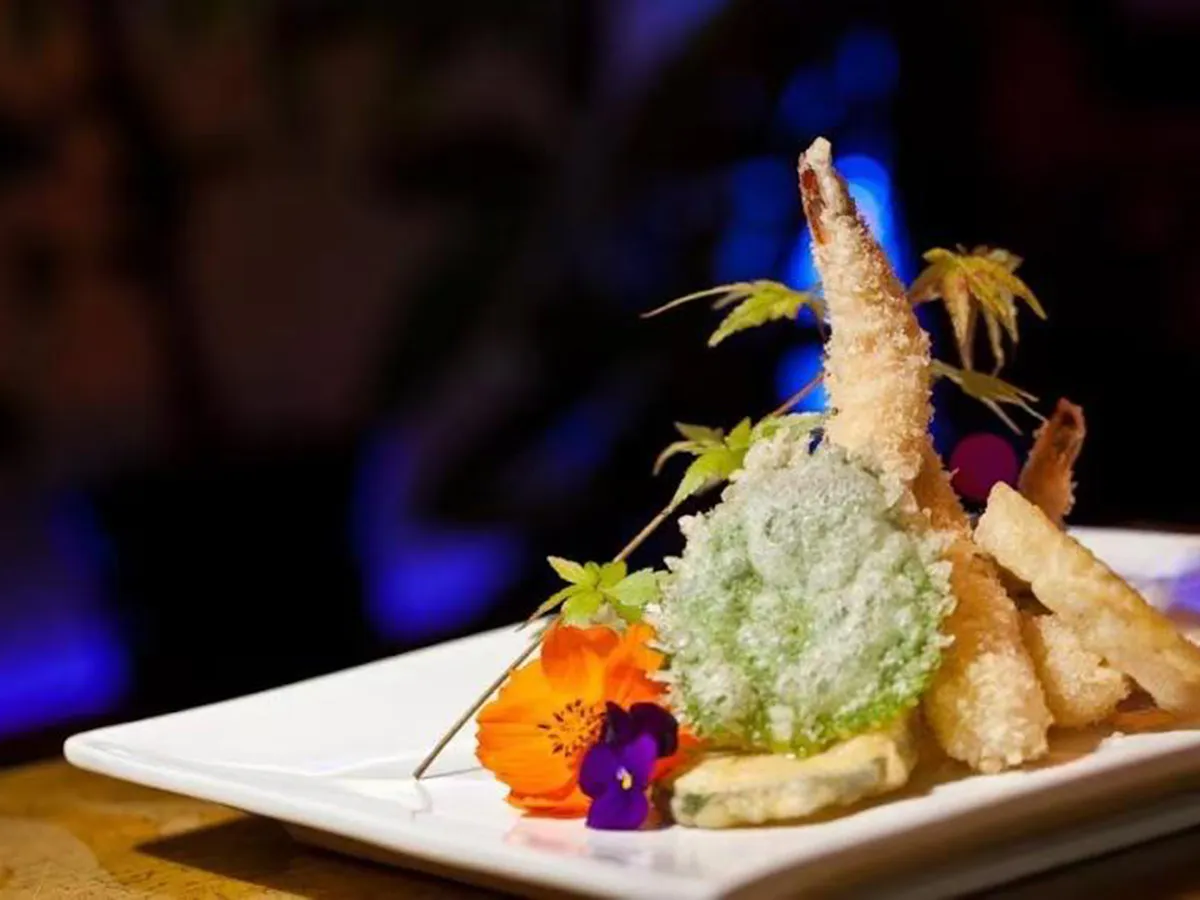 Tempura Platter at Fancy Q Sushi & Thai, an Asian Fusion Restaurant in Davenport