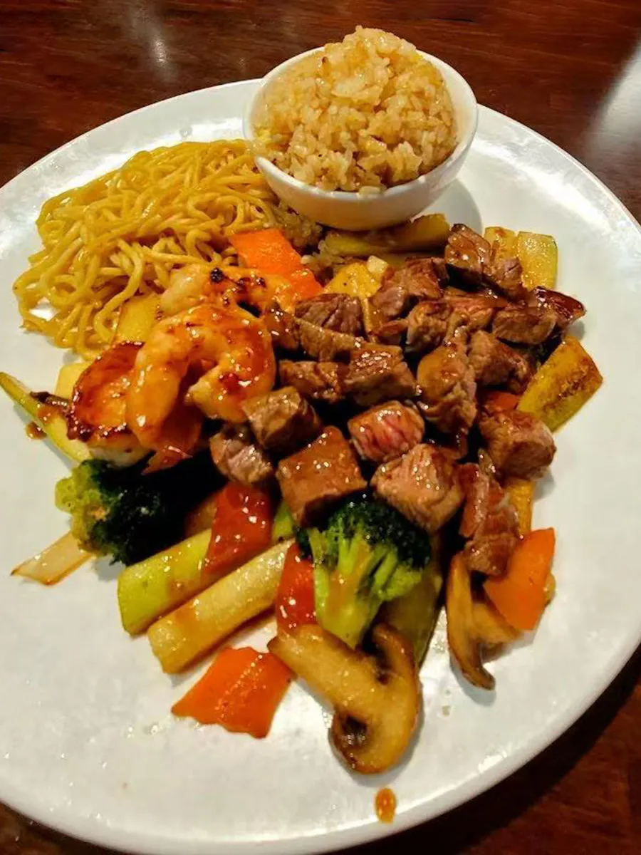 Hibachi Beef Combo at Fancy Q Sushi & Thai, an Asian Fusion Restaurant in Davenport
